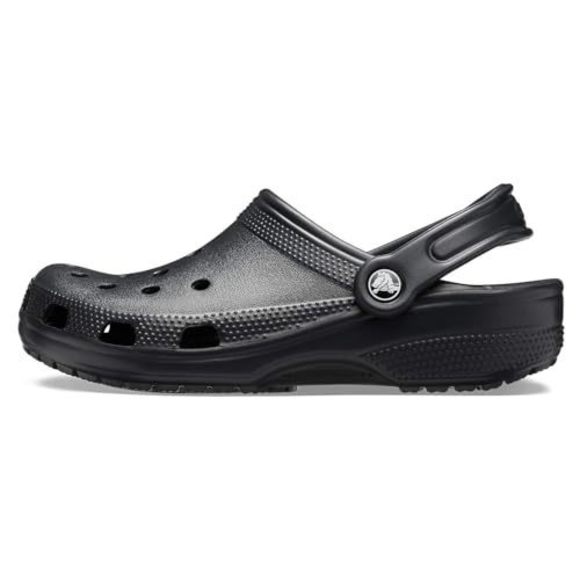 CROCS UNISEX-ADULT CLASSIC CLOG, CLOGS FOR WOMEN AND MEN, BLACK, 11 WOMEN/9 - Picture 1 of 6